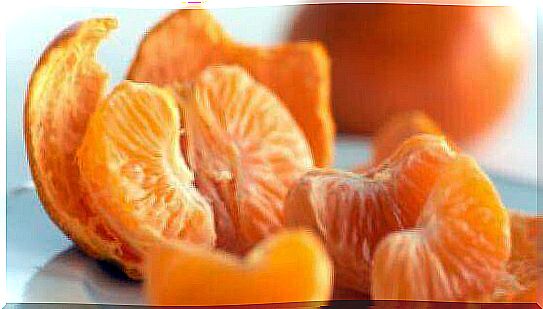 wedges of clementine