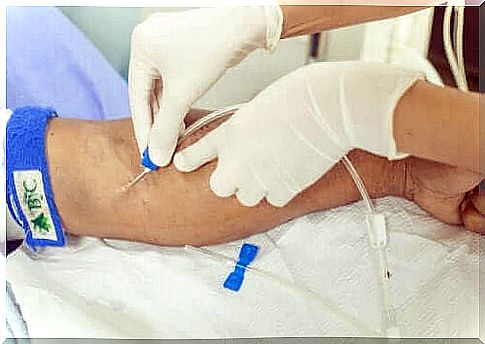 Applying a central venous catheter