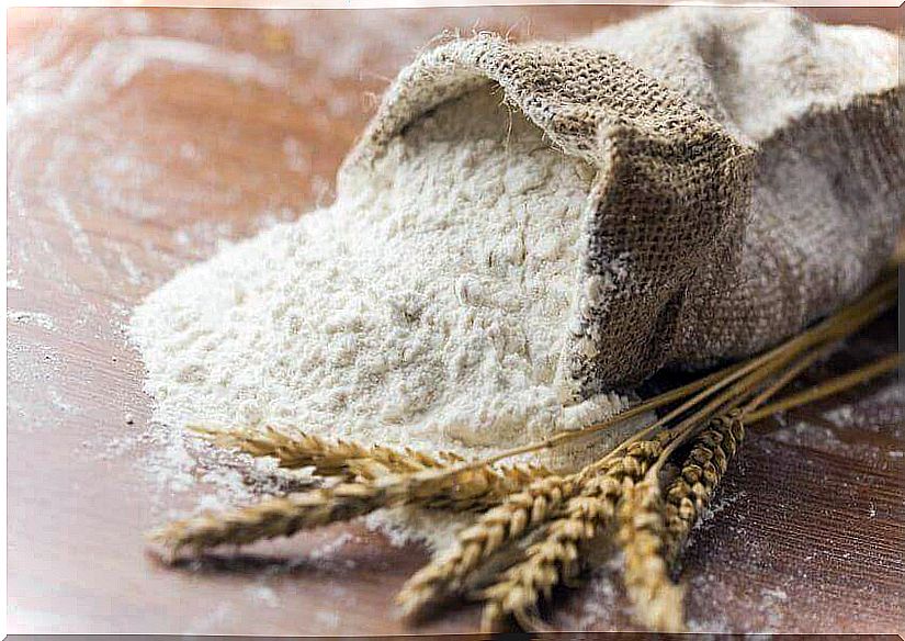White flour to make artisan bread