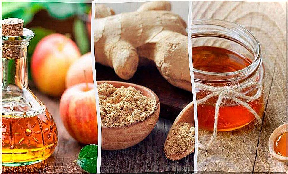 Effective tonic of apple cider vinegar, ginger and honey