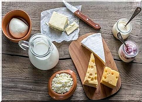Different types of milk products