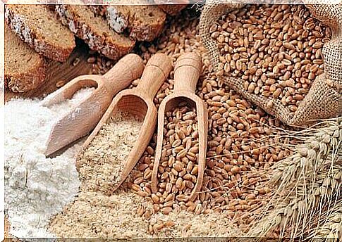 Grains are also a high fiber food