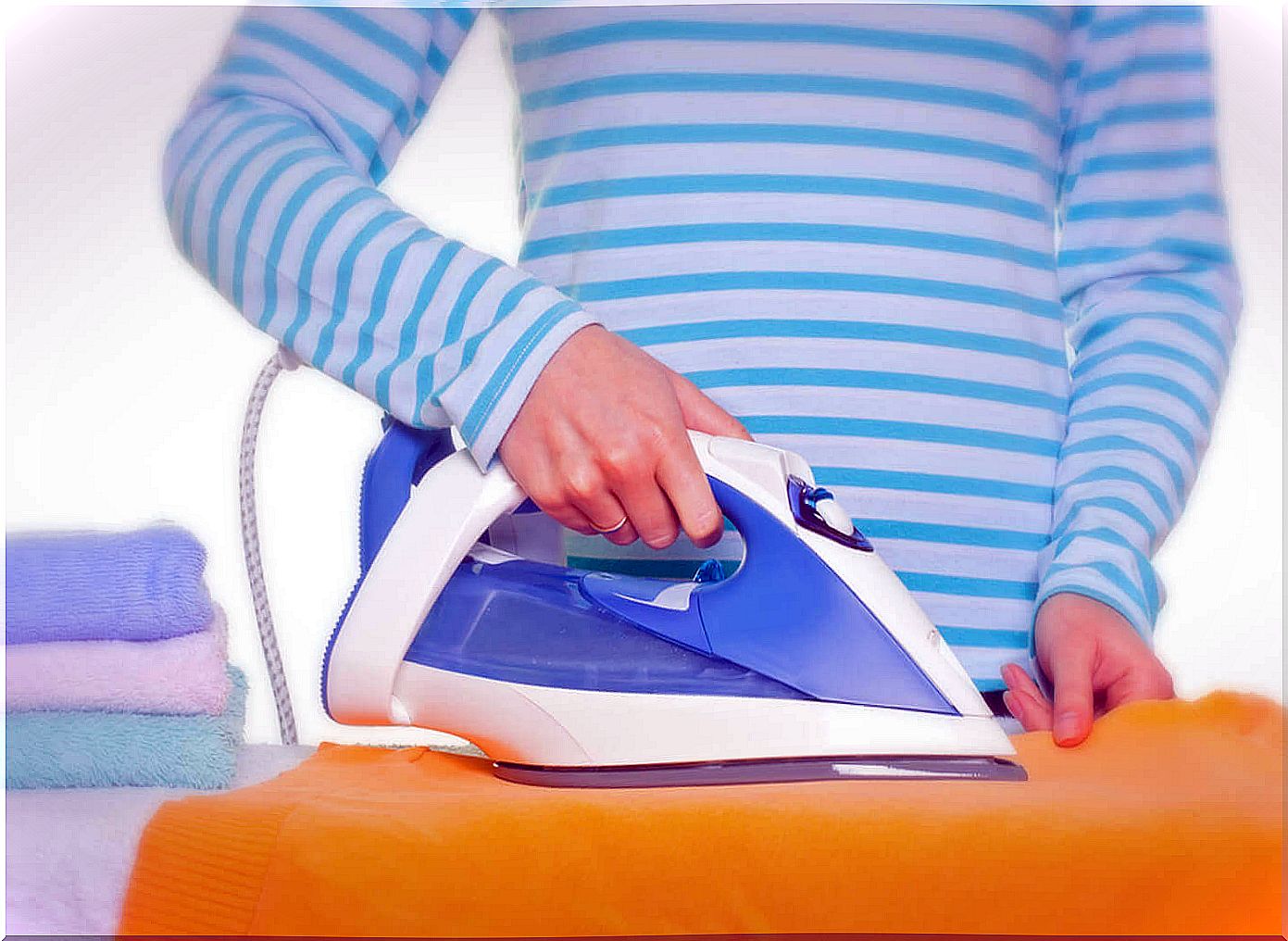 How can you clean an iron?