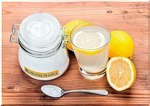 Lemon juice and baking soda