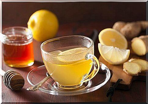 Ginger and lemon infusion