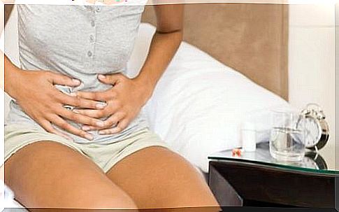 Woman who suffers from constipation
