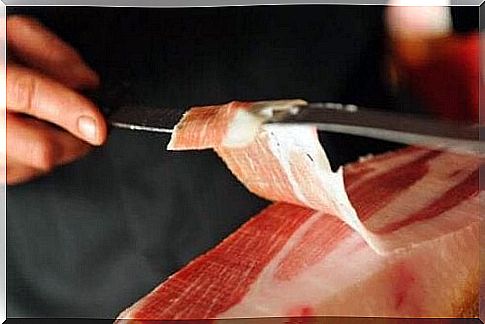 Serrano ham is a traditional Spanish ham